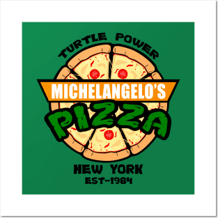 Michelangelo's Pizza Posters and Art